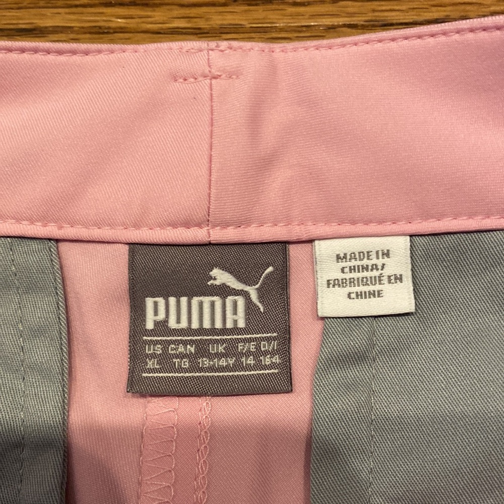 Puma Girls Light Pink Golf Shorts. Size XL or 16. NWT - Picture 3 of 5